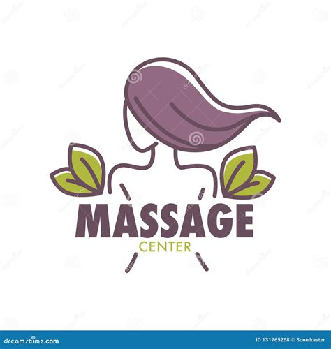 Thai Massage Health And Beauty Salon Center Poster Vector Stock Vector