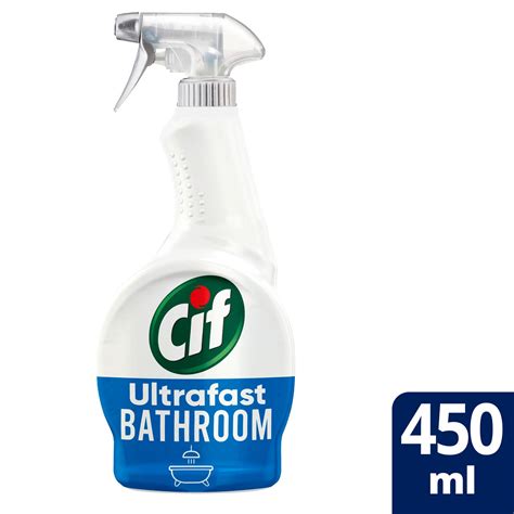 Cif Ultrafast Bathroom Spray 450 Ml Bathroom And Toilet Iceland Foods