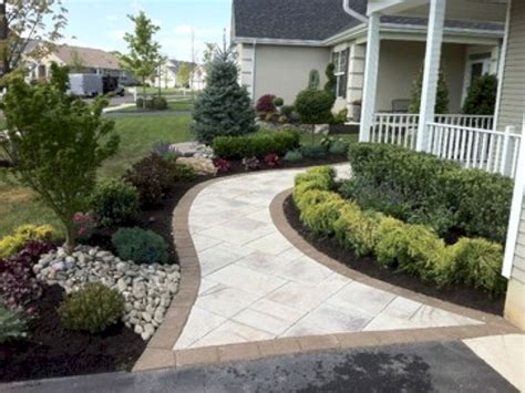 87 Front Sidewalk Landscaping Garden Design