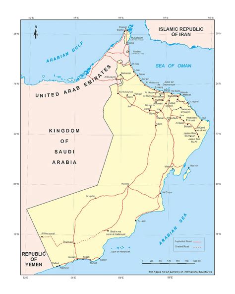 Oman World Map
