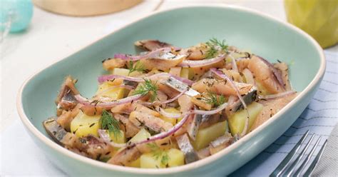 Huiles et Olives Salade de harengs marinés pomme de terre