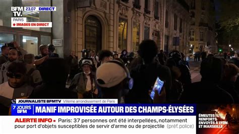 Manifestation Apr S La Mort De Nahel Sur Les Champs Lys Es La Hot Sex