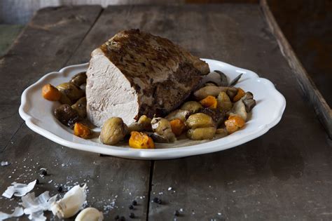 Ricetta Arrosto d'autunno di vitello con porcini, castagne ...