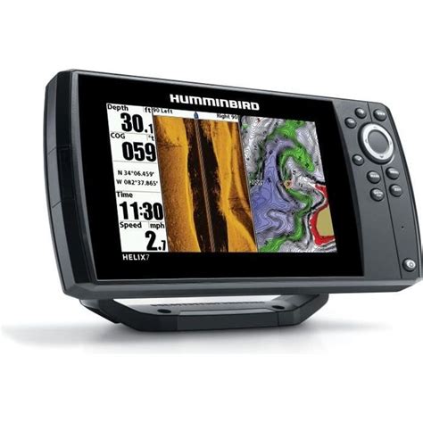 Humminbird Combiné Gps Sondeur Helix 7 G3 Hd 2d Chirp Sonde Ta