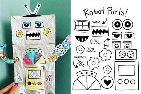 Free Robot Printables Build Your Own Robot Diy Printa
