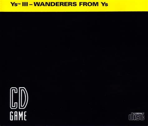 Ys Iii Wanderers From Ys 1991 Turbografx Cd Box Cover Art Mobygames