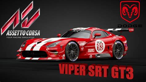 DODGE VIPER SRT GT3 Em INTERLAGOS Assetto Corsa YouTube