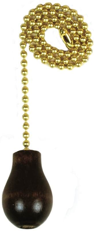 Jandorf 60318 Decorative Pull Chain With Walnut Wooden Knob For Use