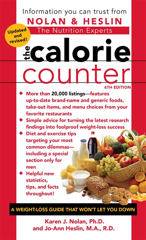The Calorie Counter 6th Edition Book By Karen J Nolan Jo Ann Heslin
