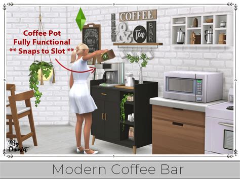 The Sims Resource Modern Coffee Bar