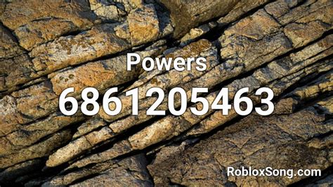 Powers Roblox Id Roblox Music Codes