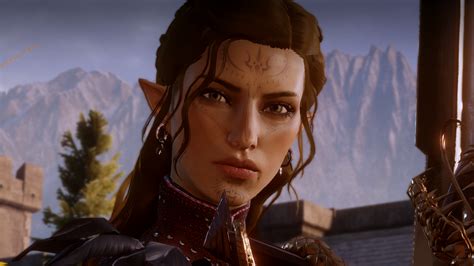 Rose Lavellan Female Elf Sliders And Saves At Dragon Age Inquisition
