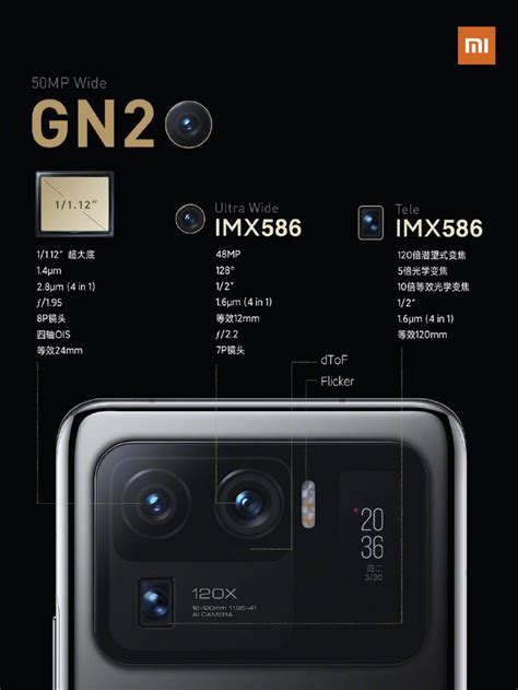 The mi 11 ultra features a powerful triple camera setup featuring the same samsung gn2 50mp primary shooter but with two additional 48mp sony imx586 ultra wide and telemacro cameras. Xiaomi Mi 11 Ultra launched with Two displays, 50MP Triple ...