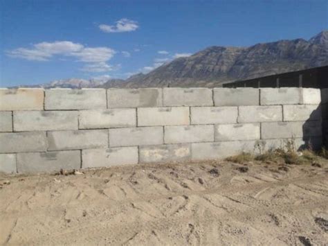 2x2x6 V Interlocking Concrete Blocks For Retaining Walls Ebay