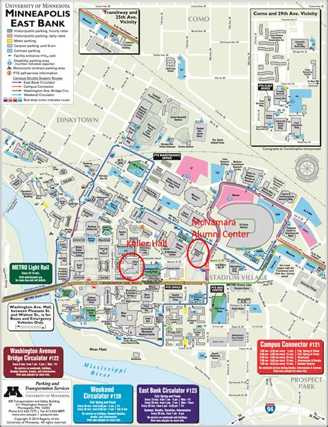 U Of M Twin Cities Campus Map Map