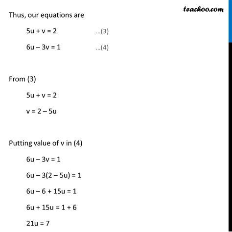 question 8 solve 5 x 1 1 y 2 2 6 x 1 3 y 2 1 examples