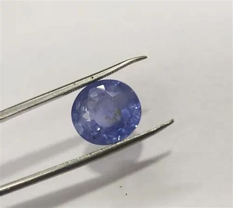 Natural Ceylon Blue Sapphire Oval Gemstone At Rs 10000carat Jaipur