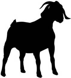 Boer Goat Silhouette Free Vector Silhouettes