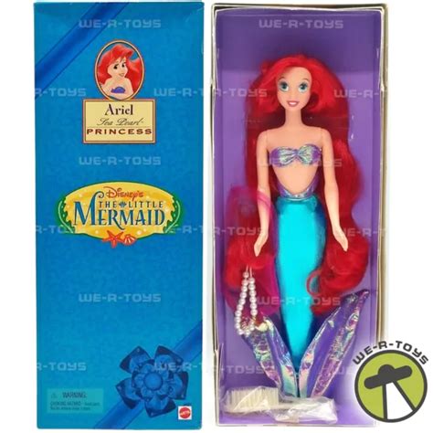 disney s the little mermaid ariel sea pearl princess doll 1997 mattel 18327 nrfb 119 95 picclick