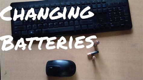 How To Change Batteries In Wireless Keyboard And Mouse Replace