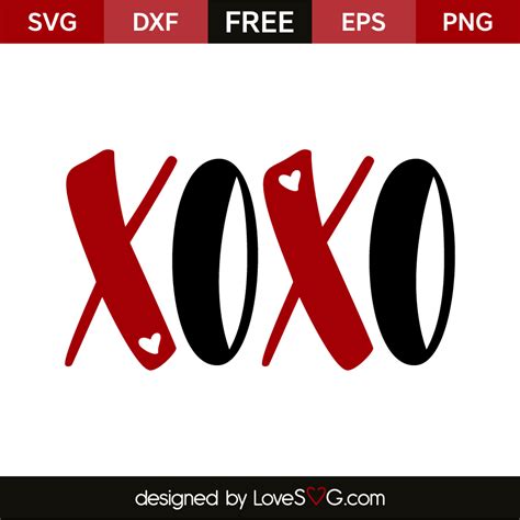 Xoxo - Lovesvg.com