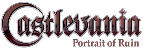 Castlevania: Portrait of Ruin Logos - Castlevania Crypt.com