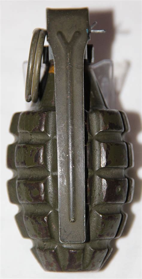 E513 Inert Wwii Burnham Boiler Mkii Grenade With M10a3 Fuse B And B