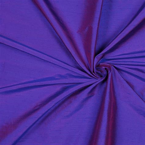 Dark Iridescent Purple Solid Shantungdupioni Purple Silk Purple Color