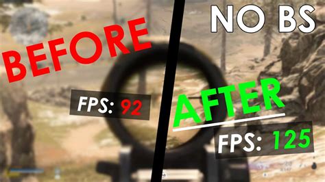 How To Actually Boost Your Fps In Call Of Duty Warzone Youtube