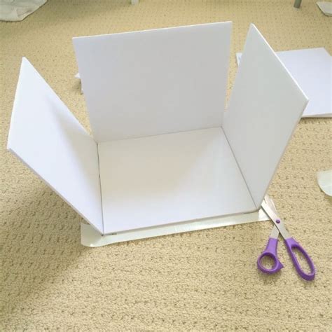 Step 4 Making Custom Sized Storage Boxes Using Craft Foam Boards