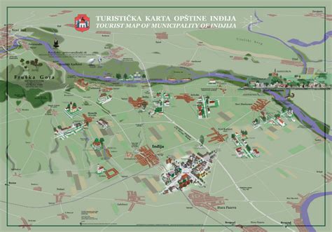 Serbia Sightseeing Map
