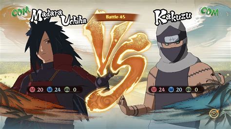 Naruto Shippuden Ultimate Ninja Storm 4 Madara Uchiha Vs Kakuzu