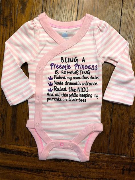 Maybe you would like to learn more about one of these? Preemie Princess Peace Out NICU NICU baby outfit nicu ...