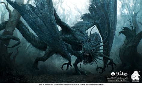 The Jabberwock Is A Fictional Monster From The Novel Through The