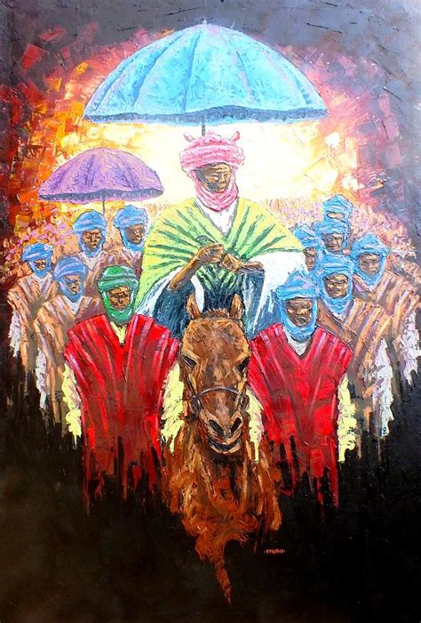 African Royalty Painting By Stephen Maku Fine Art America
