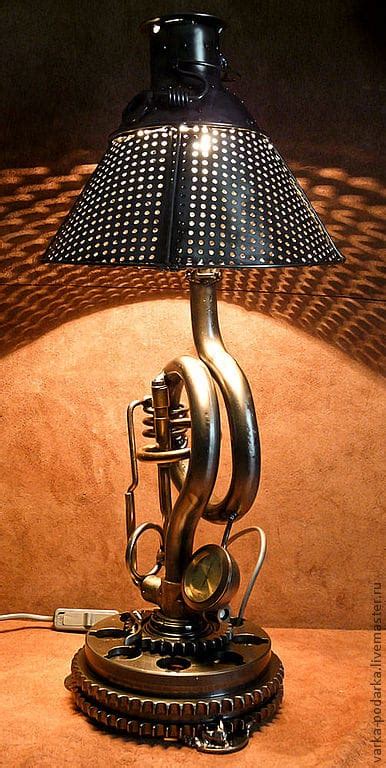 There are 9277 steampunk lamp for sale on etsy, and they cost $83.70 on average. Steampunk Table lamp with Clock and Timer • iD Lights