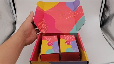 wholesale custom logo pink shipping box mailer packaging box corrugated cardboard box buy