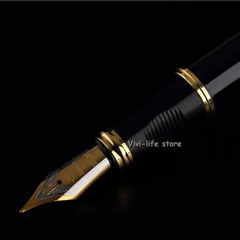 High Density Iraurita Point Fountain Pen Classical Black Pens With
