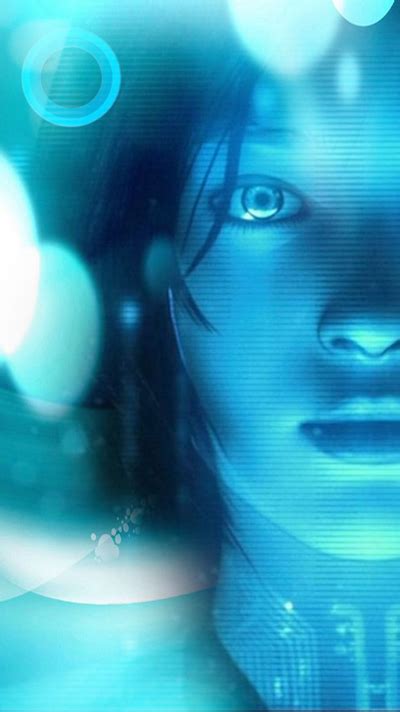 Cortana Phone Wallpaper By Dionysusmaenad On Deviantart