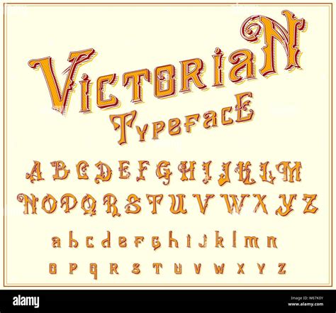 Victorian Font In Ancient Style Antique Old Alphabet For Whiskey Label
