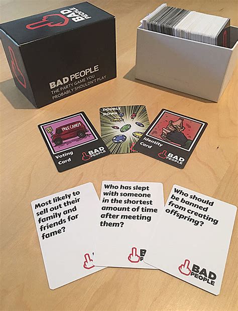 The deck comes with 100 cards featuring funny, creative or: Interview with Bad People's Mike Lancaster | Bad People