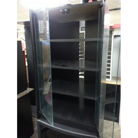 Adds style and security to stereo cabinets and showcases with glass doors. Black Stereo Cabinet with Glass Doors - Allsold.ca - Buy ...