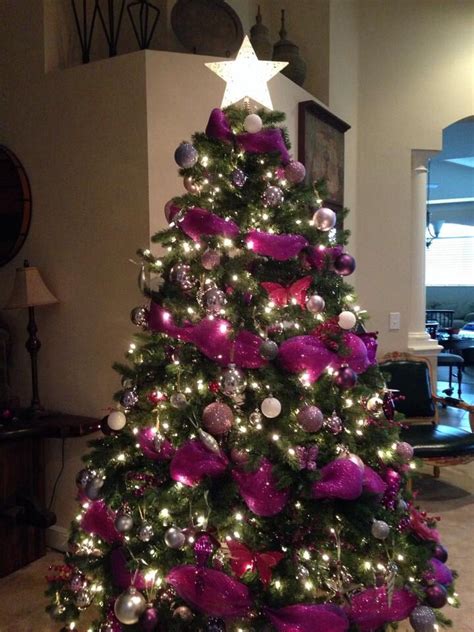 20 Purple And Gold Christmas Tree Decorations