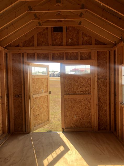 10 x 16 Utility Shed - Navy Blue with White Trim | Johnny's Backyard SA