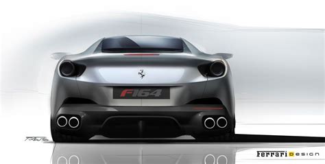 Ferrari Portofino Sketch By Federico Acuto