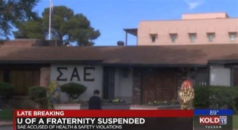 Sae Fraternity Suspended At University Of Arizona