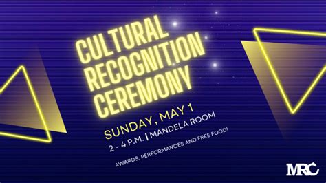 Cultural Recognition Ceremony Multicultural Resource Center