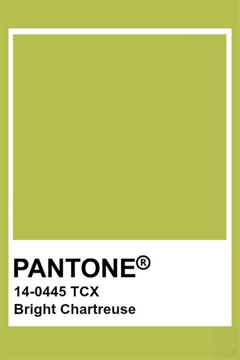 Pantone Bright Chartreuse Pantone Color Chart Pantone Green Pantone