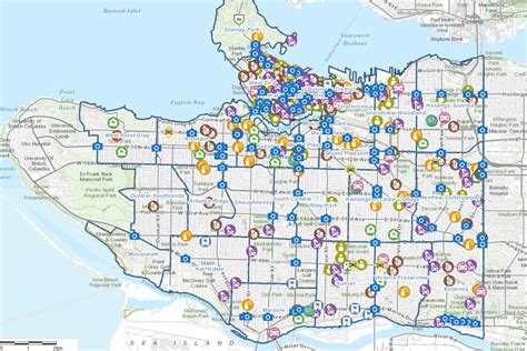 Map Shows The Locations Of Various Crimes Across Vancouver Vancouver Is Awesome