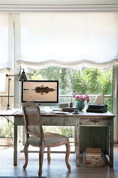 No decor is dismissed as too old or too new when creating a shabby chic space. Shabby chic home office - Little Piece Of Me